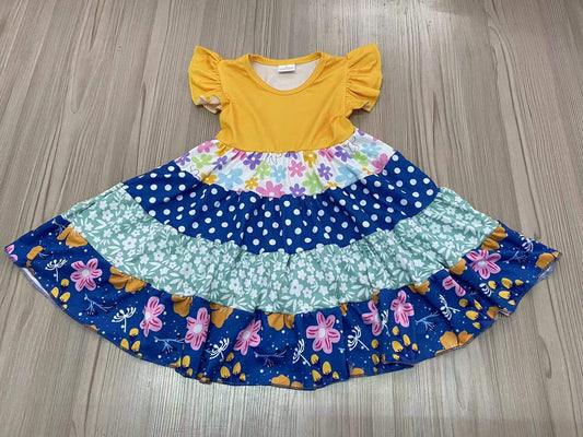 Sunshine Blooms Ruffle Dress